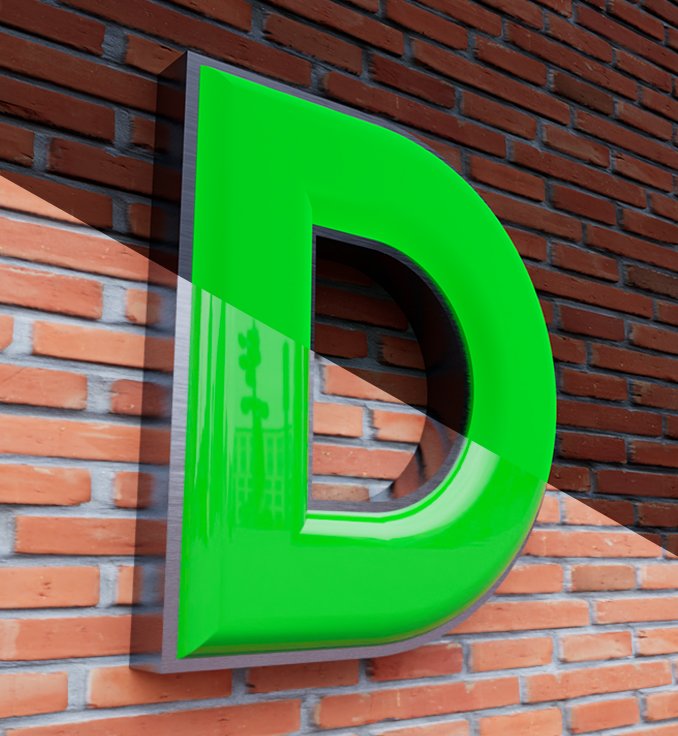 Termoform Işıklı Kutu Harf