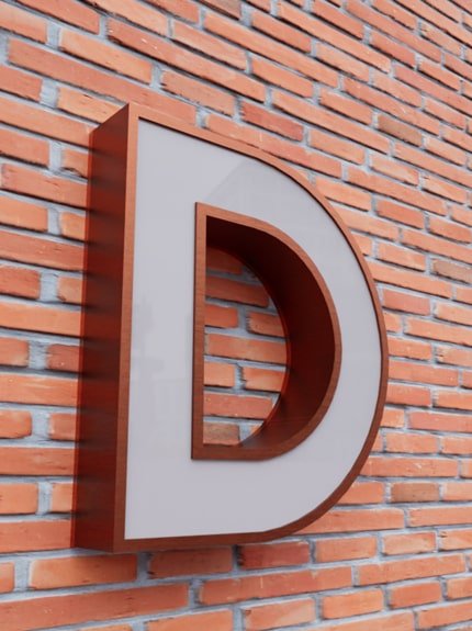 Paslanmaz Fileli Önden Işıklı Kutu Harf - After