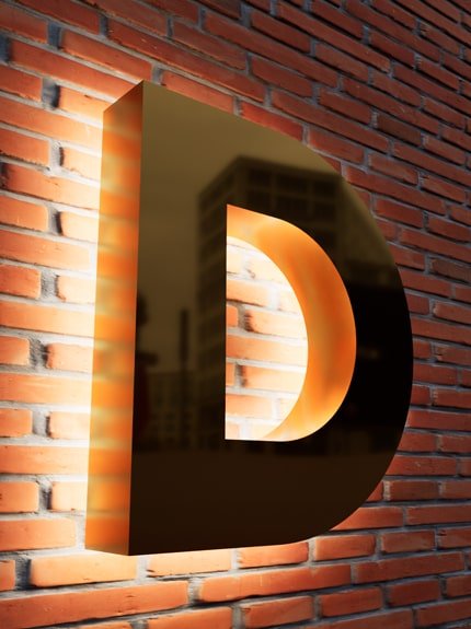 Paslanmaz Kutu Harf - Before