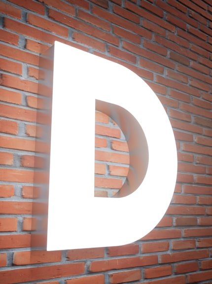 Paslanmaz Önden Işıklı Kutu Harf - Before