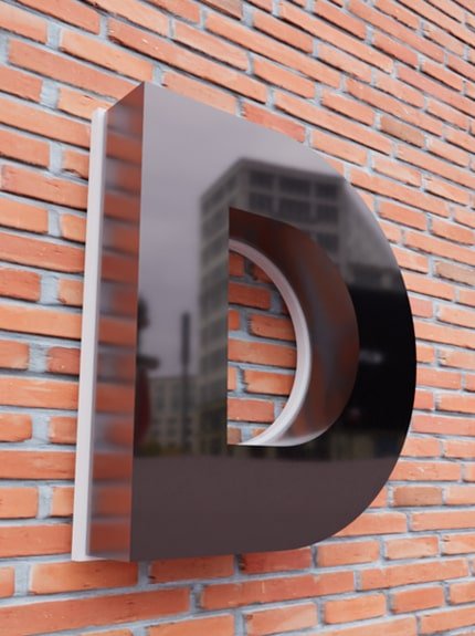 Paslanmaz Deluxe Kutu Harf - After