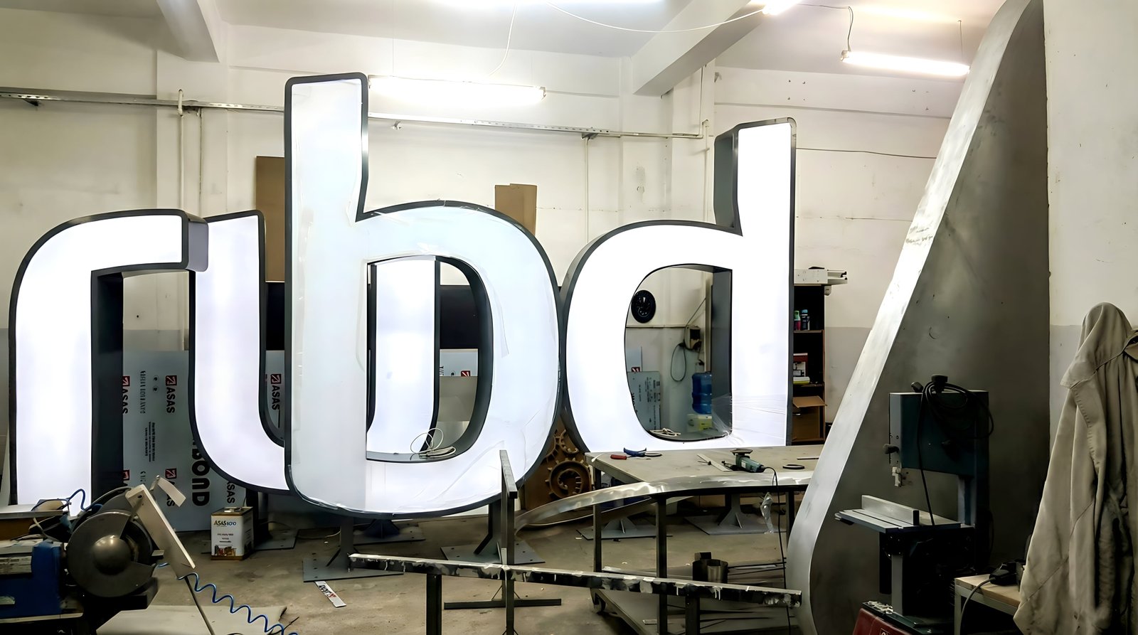 alüminyum kutu harf